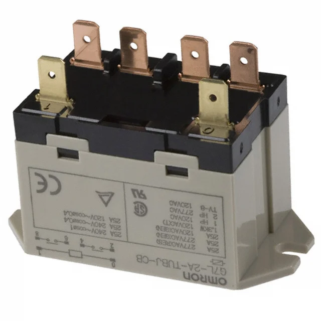 G7L-2A-TUB-J-CB-DC6 Omron Electronics Inc-EMC Div  Power Relays Over 2 Amps